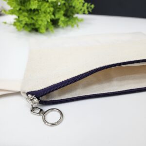 Mor Fermuarlı Alt Kısmı Süblimasyona Uygun Kumaşlı Clutch Çanta