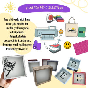 Anne-Çocuk Kumbara Kişiselleştirme Atölyesi