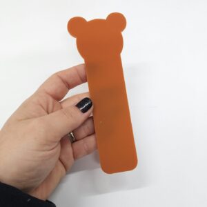 Ayıcık Pleksi Kitap Ayracı 3.5x14cm