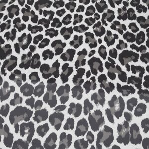 Gri Desenli Leopar Tekstil Vinili 25x30cm