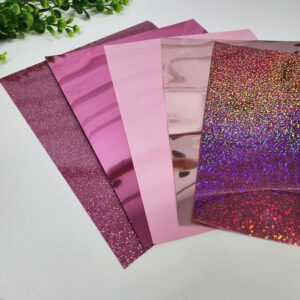Pembe Tekstil Vinil Paketi 5 Adet 25x30cm